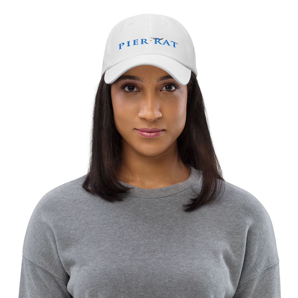 White Pier Rat Unisex Sport Hat