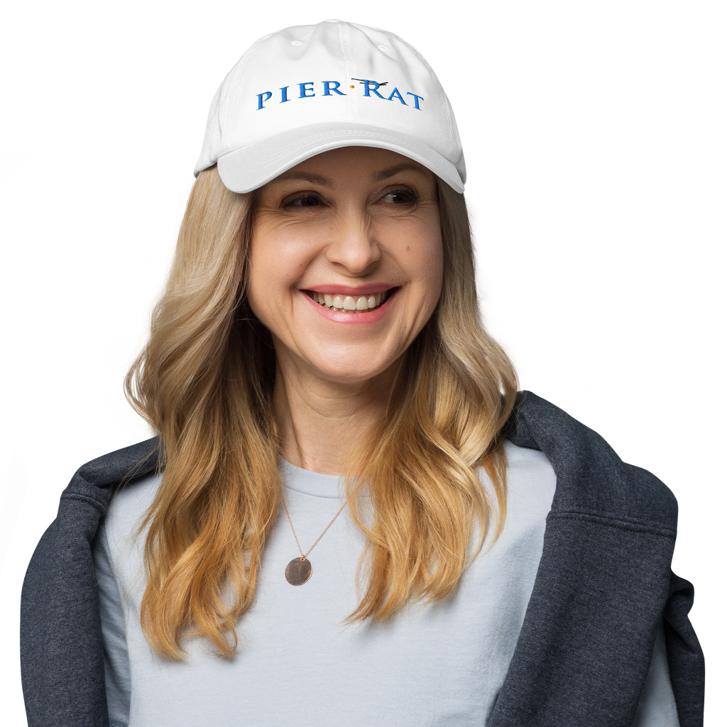 White Pier Rat Unisex Sport Hat