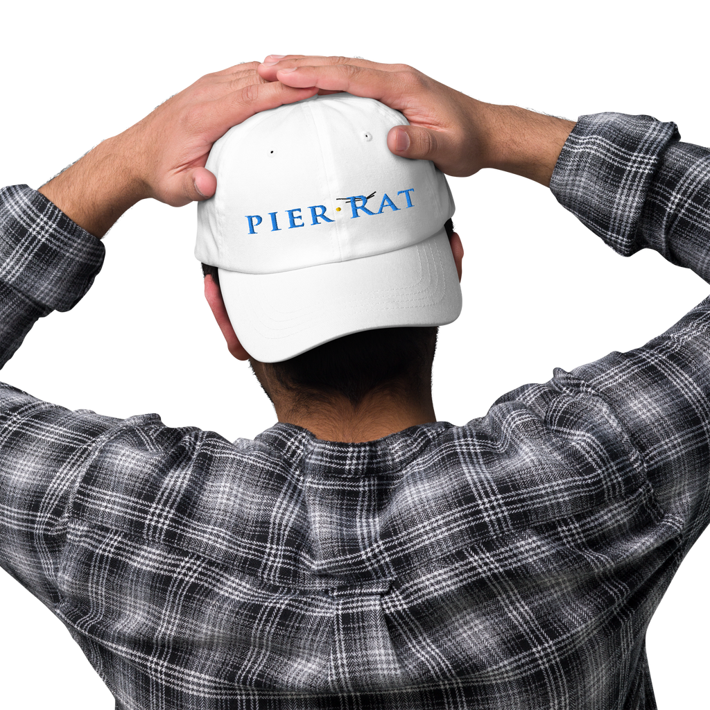 White Pier Rat Unisex Sport Hat