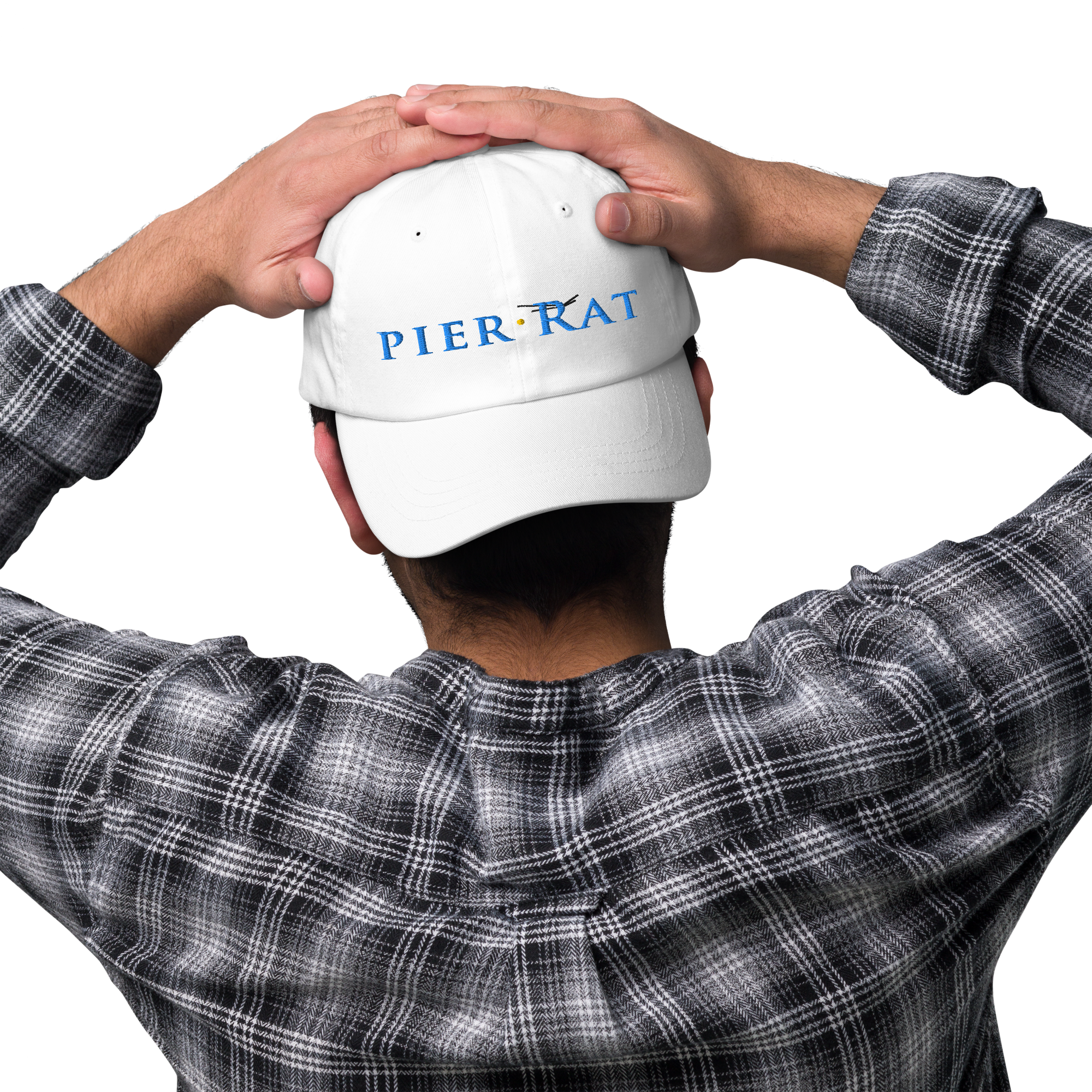 White Pier Rat Unisex Sport Hat