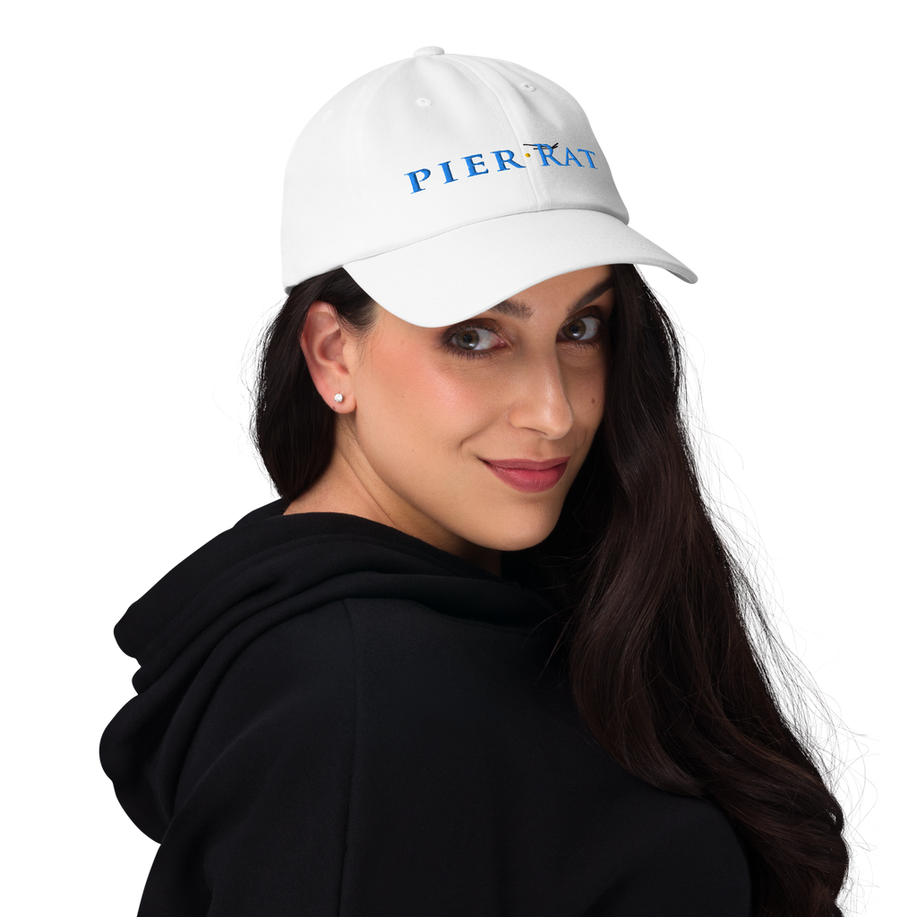 White Pier Rat Unisex Sport Hat