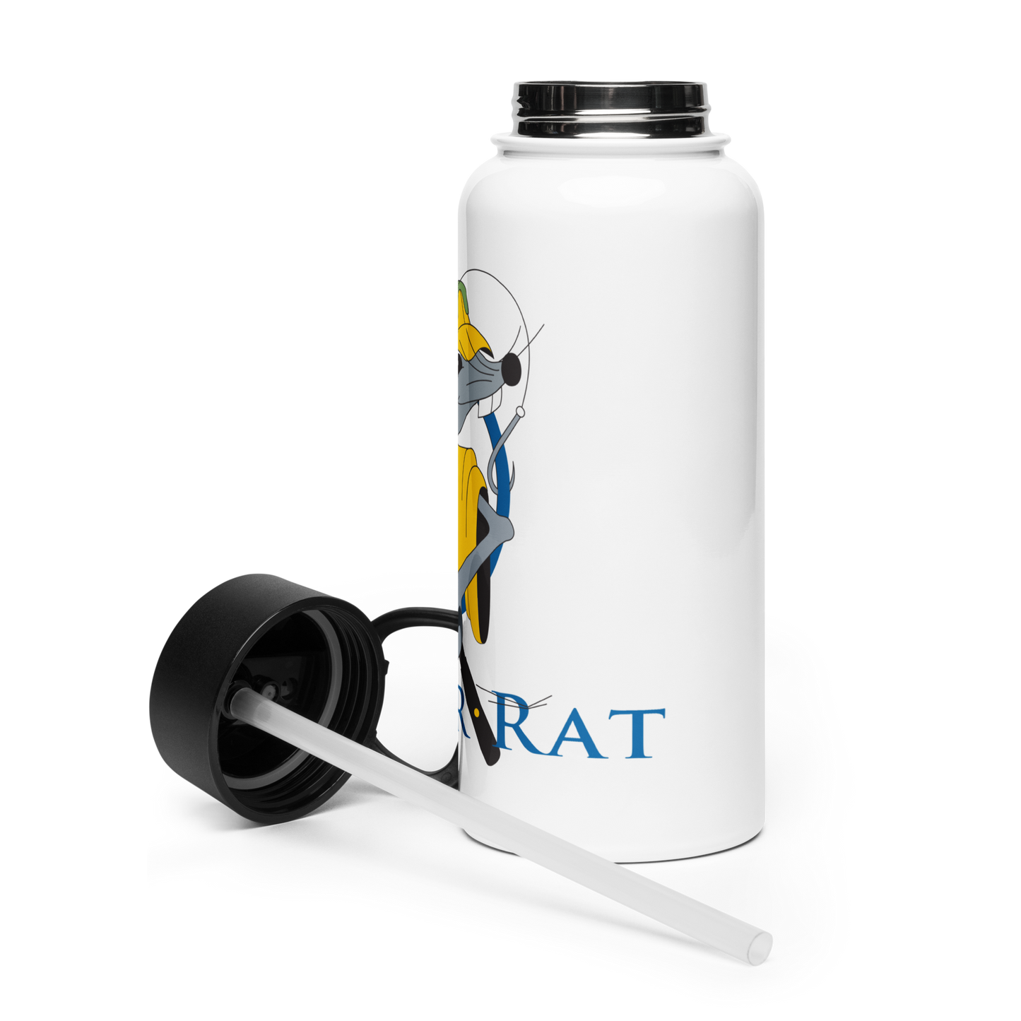 Pier Rat Sport Stainless Steel Water Bottle