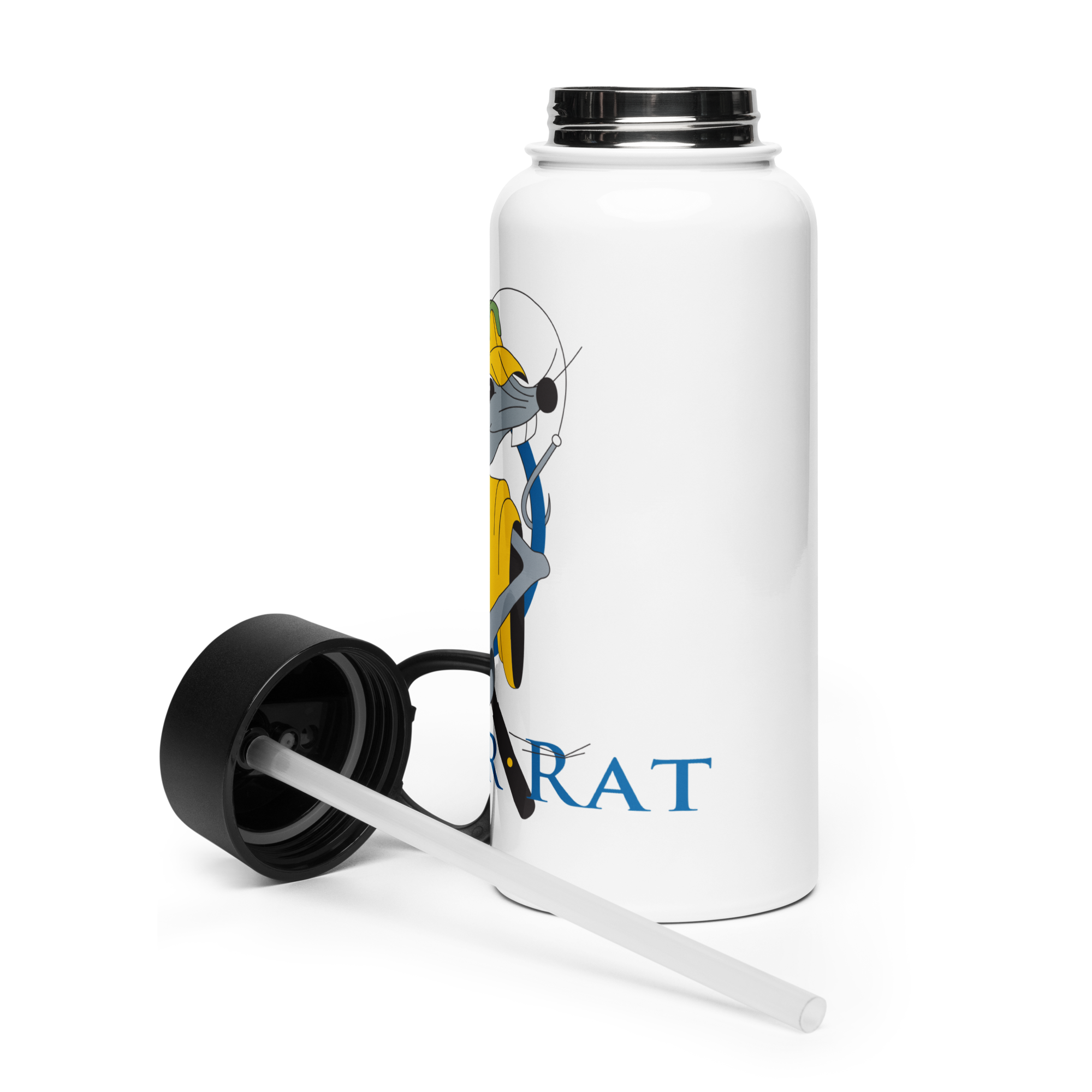 Pier Rat Sport Stainless Steel Water Bottle