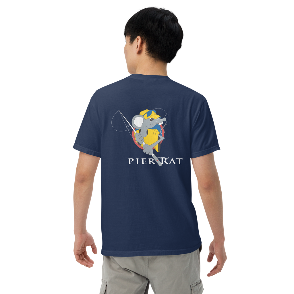 Navy Pier Rat Unisex Heavyweight Cotton T-Shirt