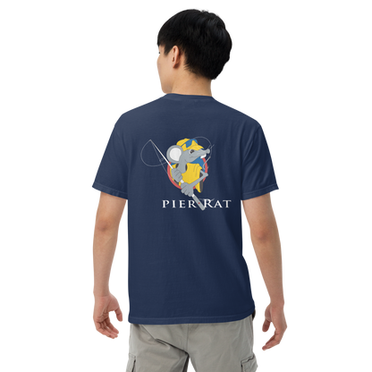 Navy Pier Rat Unisex Heavyweight Cotton T-Shirt