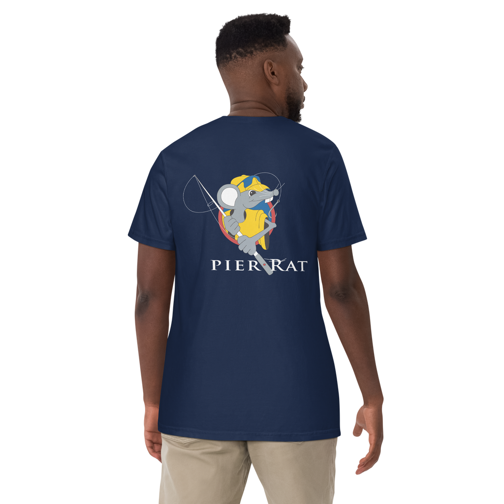 Navy Pier Rat Unisex Heavyweight Cotton T-Shirt