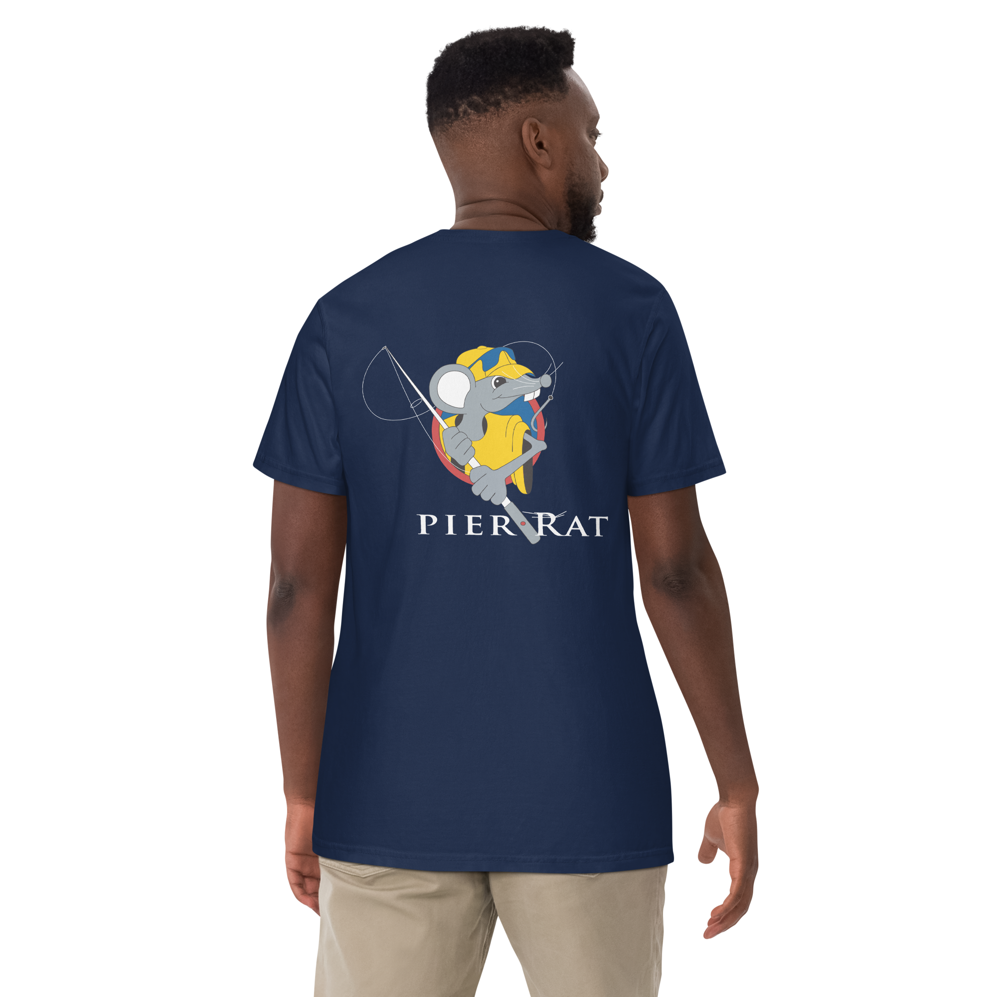 Navy Pier Rat Unisex Heavyweight Cotton T-Shirt