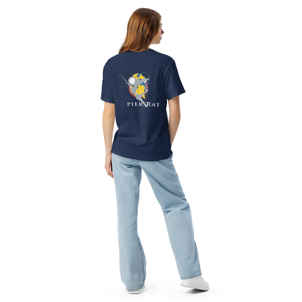 Navy Pier Rat Unisex Heavyweight Cotton T-Shirt