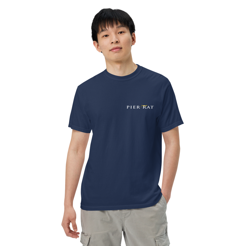 Navy Pier Rat Unisex Heavyweight Cotton T-Shirt