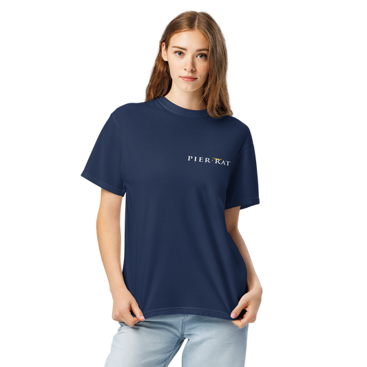 Navy Pier Rat Unisex Heavyweight Cotton T-Shirt