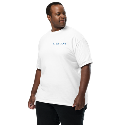 White Pier Rat Unisex Heavyweight Cotton T-Shirt