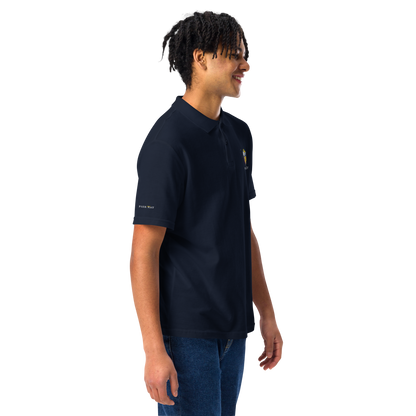Navy Pier Rat Unisex Pique Polo Shirt